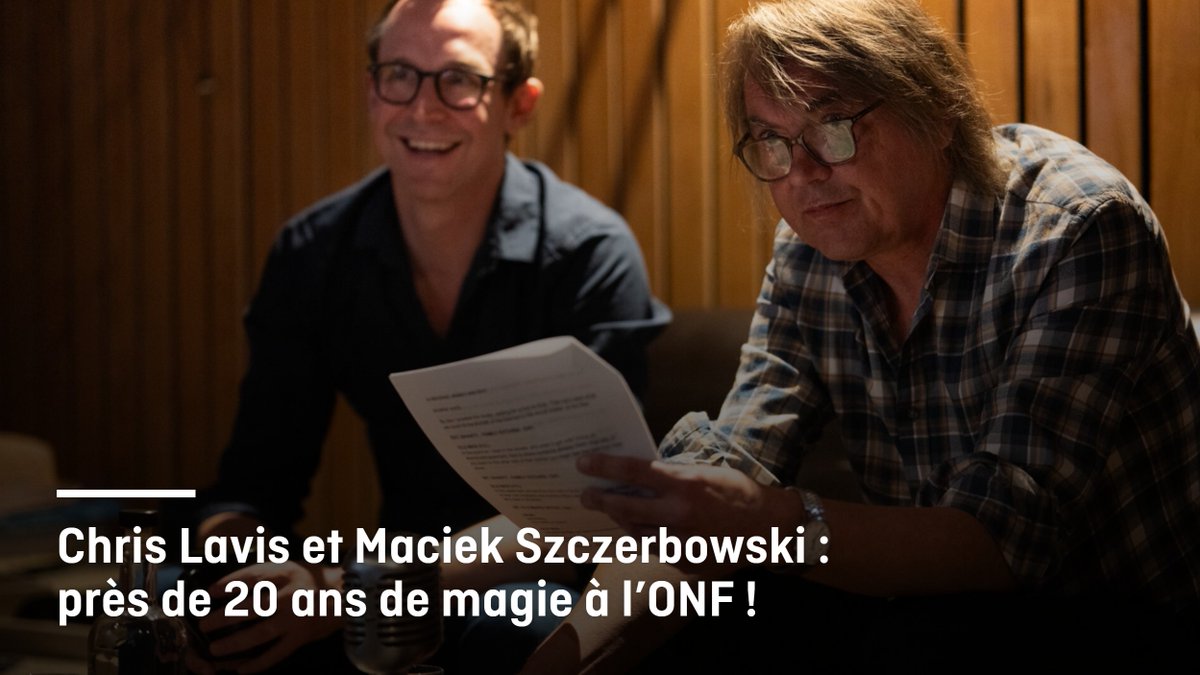 onf's tweet image. Virtuoses de l'#animation en stop-motion, Chris Lavis et Maciek Szczerbowski sont dans la course aux #Oscars pour une deuxième fois! 🤩 → bit.ly/3Z3MQWz #VisionnezCanadien #ONF