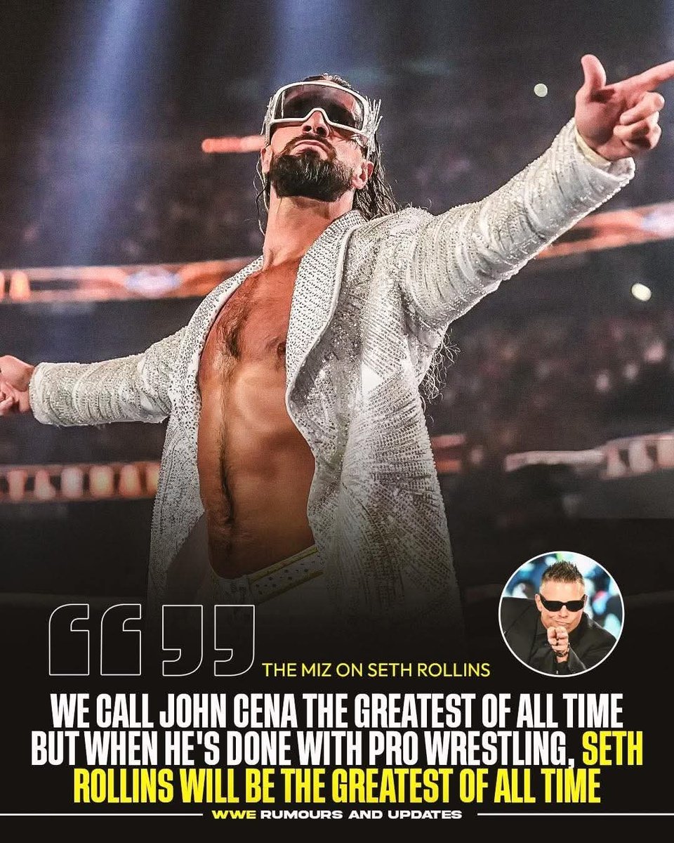 The Miz on Seth Rollins 🐐