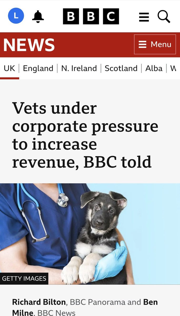 gsrescueelite's tweet image. Please watch #Panorama on BBC1 tonight at 8pm and kick up a fuss!
Big Companies praying on the vulnerability of pet owners to upsell expensive, unnecessary procedures to hit Red/Amber/Green scores! Vets are being forced to do this! 

#Vets #BVA #Dogs #BBCPanorama