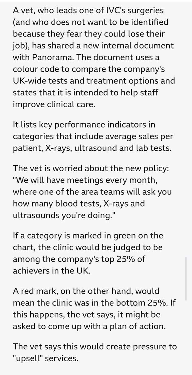 gsrescueelite's tweet image. Please watch #Panorama on BBC1 tonight at 8pm and kick up a fuss!
Big Companies praying on the vulnerability of pet owners to upsell expensive, unnecessary procedures to hit Red/Amber/Green scores! Vets are being forced to do this! 

#Vets #BVA #Dogs #BBCPanorama
