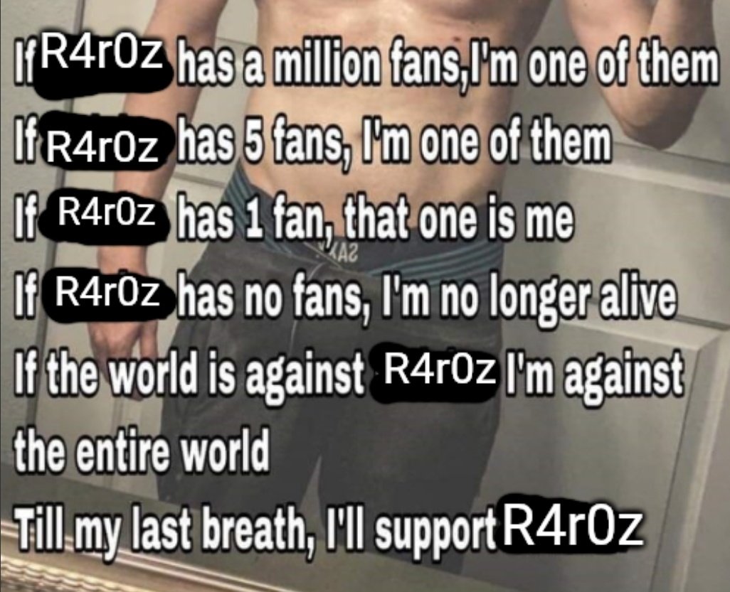 oliverneedsoil's tweet photo. Hell yeah R4r0z appreciation post 🗣🗣‼️‼️‼️ https://t.co/IkfFC1YMfz