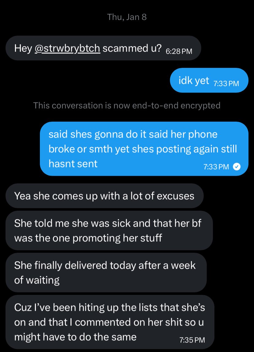 Js45_'s tweet image. scammer, bought a session from @strwbrybtch a week ago got nothing. #buyingcontent