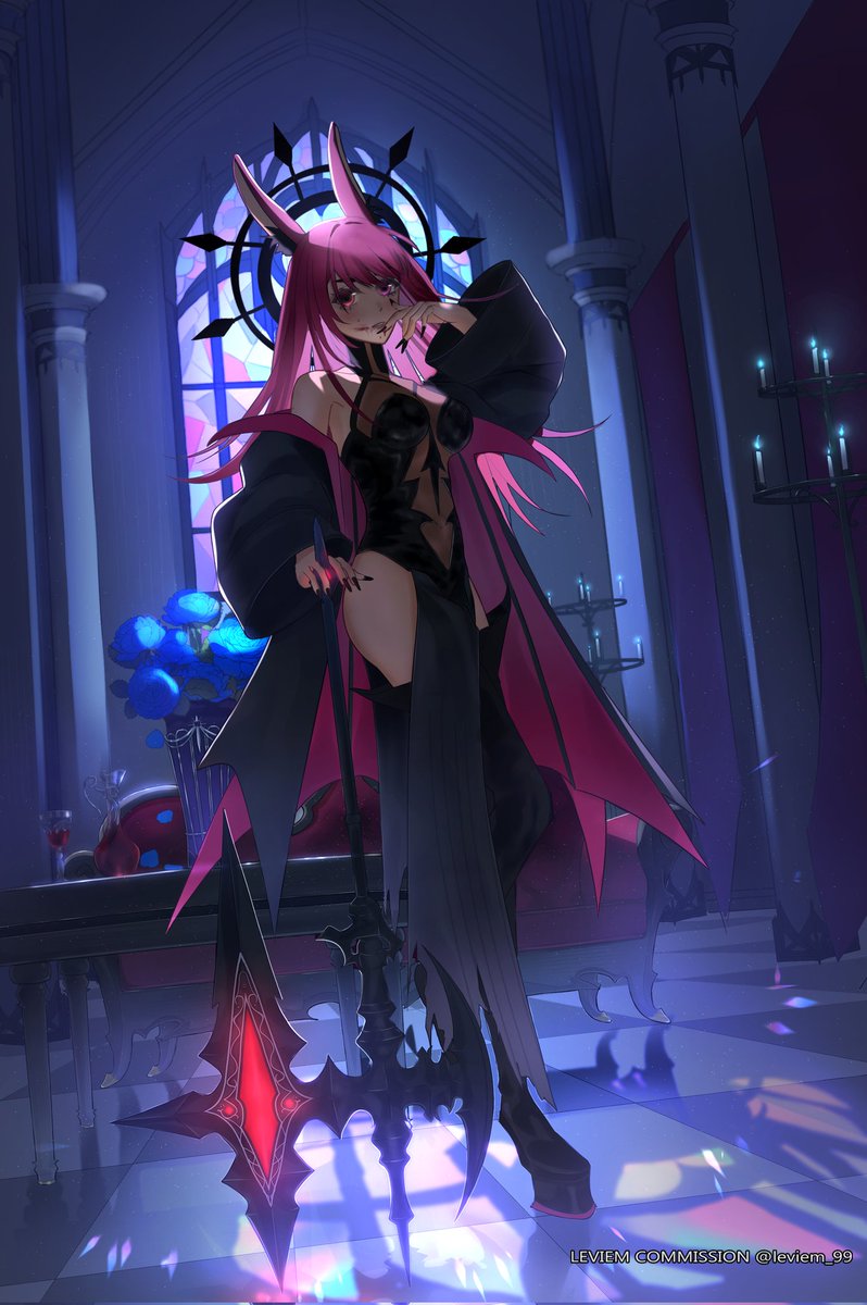 I can finally share this artwork for @/Chezy_Lapine!!! Thank you so much for your request!!! I had a lot of fun drawing your character!