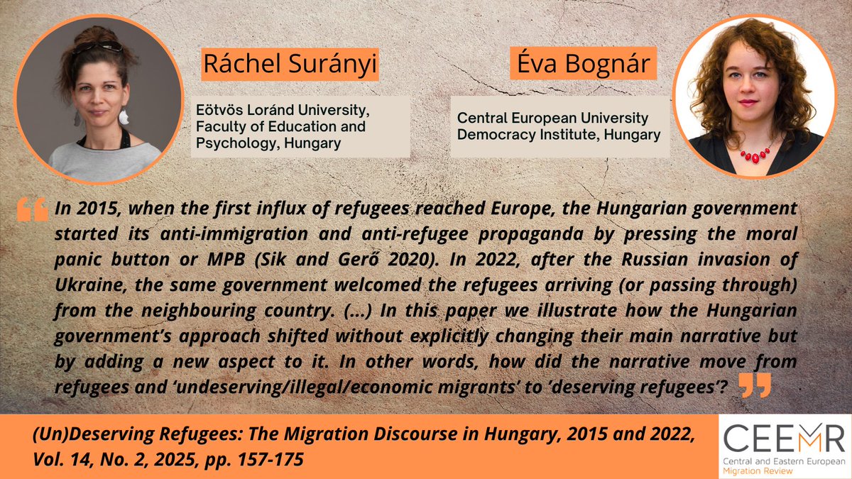 Central and Eastern European Migration Review tweet media