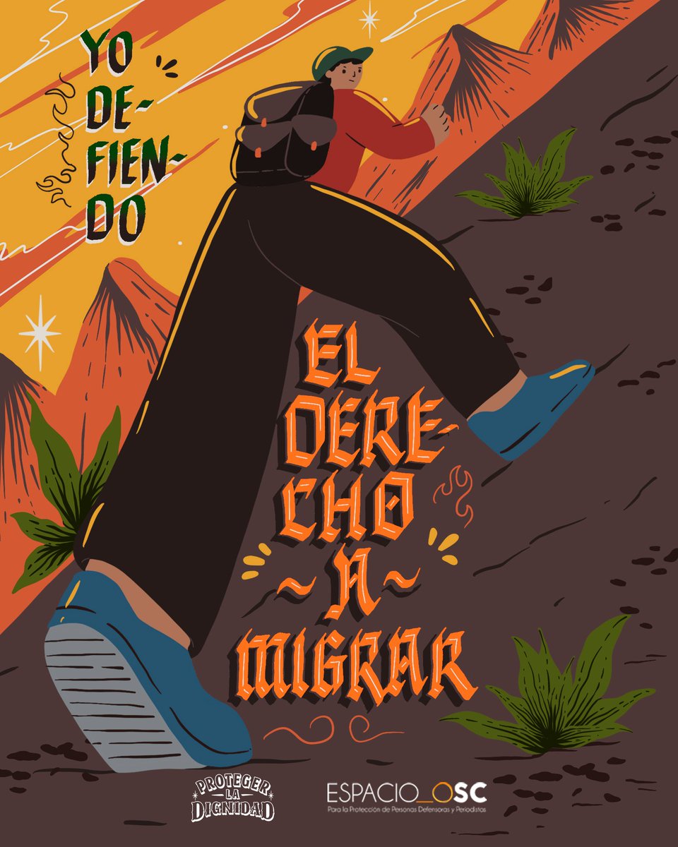 📢 Sin personas defensoras no hay movilidad segura ni digna para las personas migrantes. Su labor protege la vida y el acceso a derechos en contextos de riesgo.

#ProtegerLaDignidad es garantizar los derechos de todxs en contexto de movilidad

👀 Más en 👉 bit.ly/PLDeosc