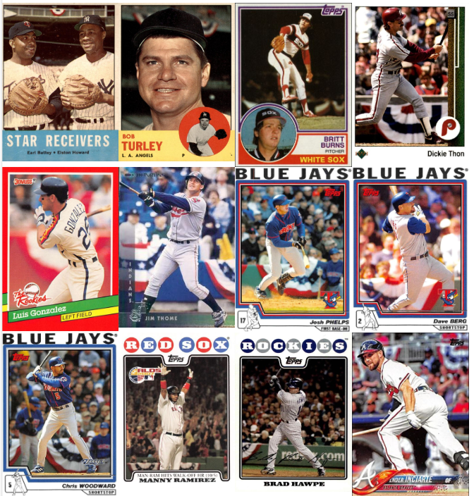 theBaseballCube's tweet image. What does these cards have in common?