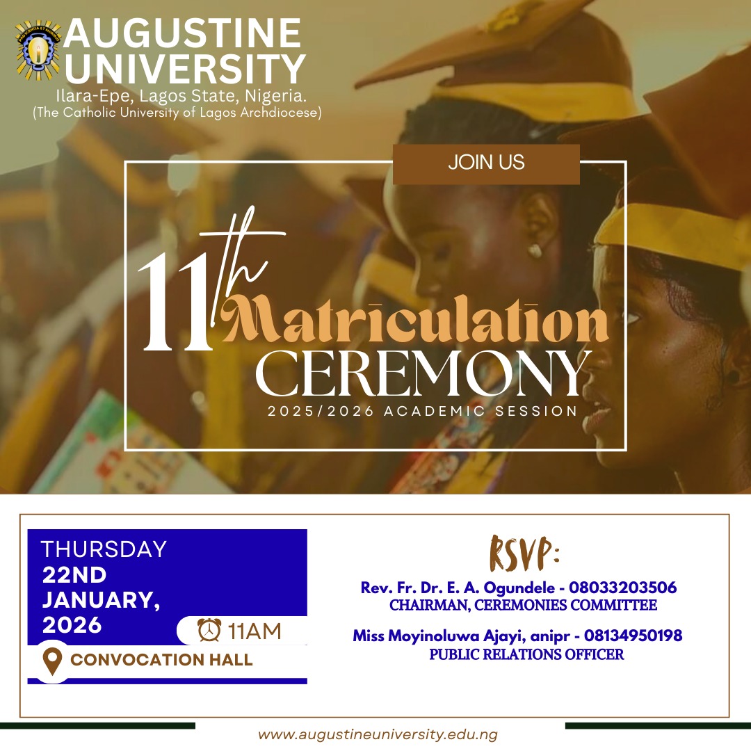 augustine_uni's tweet photo. 11TH MATRICULATION CEREMONY - AUI https://t.co/EApiK9AOLl
