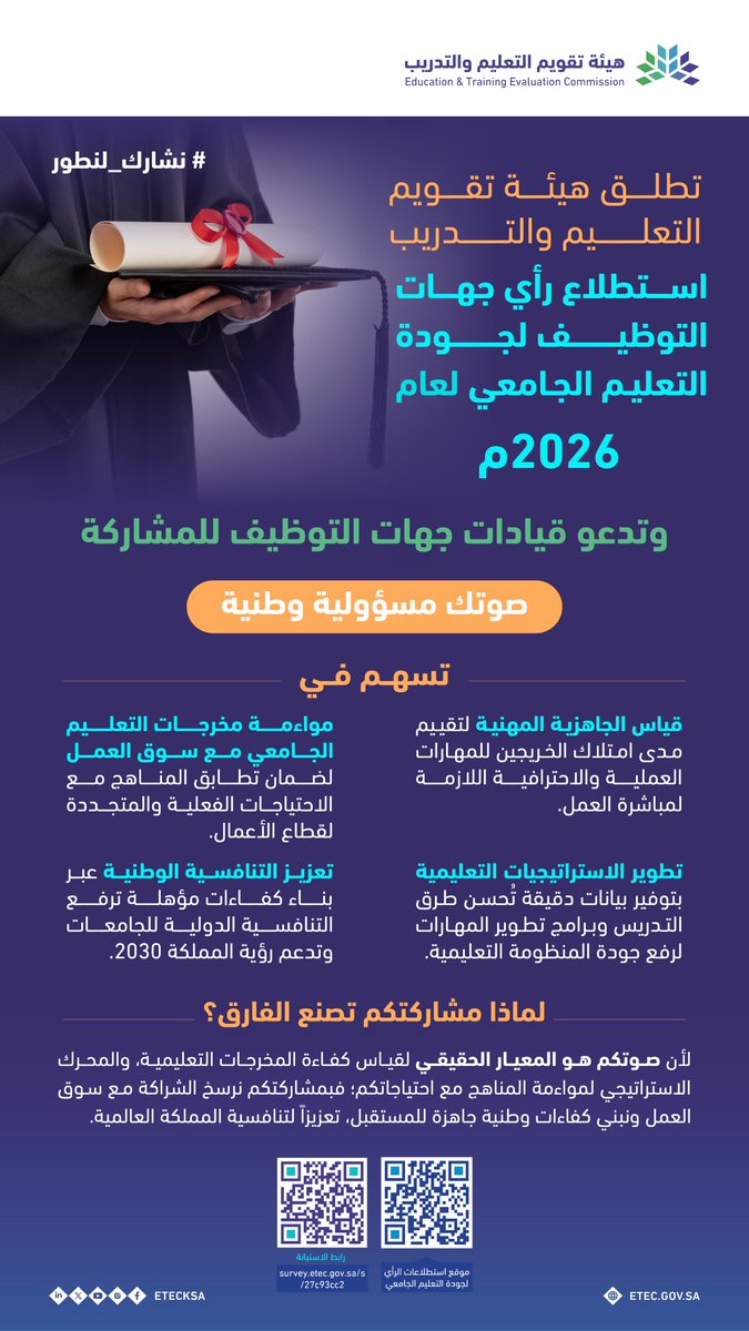 هيئة تقويم التعليم والتدريب tweet media