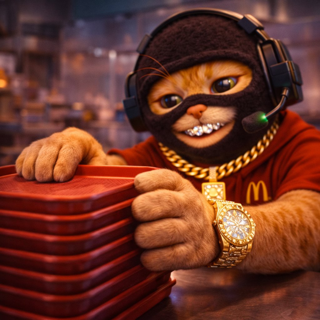 0xEthan stacking crypto like im stacking these trays lol $MASK up  #catwifmask