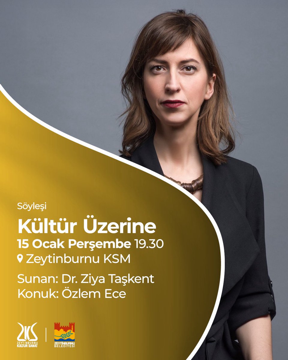 ZeytinburnuKSM's tweet photo. 📚 Kültür Üzerine

Dr. Ziya Taşkent’in sunduğu “Kültür Üzerine” söyleşi serisi, kültür kavramını tarihî kökenlerinden günümüzün dönüşen dinamiklerine kadar çok yönlü bir bakışla ele alacak. 🗣️

Programımızın bu ayki konuğu Özlem Ece olacak.

Kültür kurumlarının yönetim modellerinin yanı sıra kültür yöneticilerinin rolü ve sorumlulukları üzerine konuşacağımız programa sizleri de bekliyoruz.

@ziyataskent
