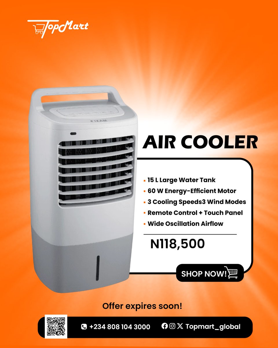 topmart_global's tweet photo. Topmart_global
See video below for more details.
#topmart #electronics #homeappliances #nigeria https://t.co/YDx5aAipDJ