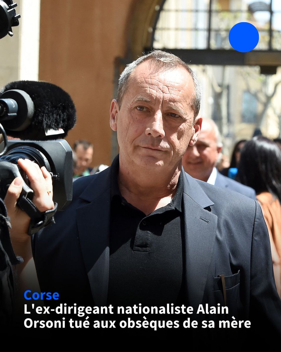 afpfr's tweet photo. Corse: l'ancien dirigeant nationaliste Alain Orsoni a été abattu lundi lors des obsèques de sa mère dans le village de Vero, en Corse-du-Sud, selon une source proche de l'enquête ⤵️ https://t.co/rKDp1xONxg