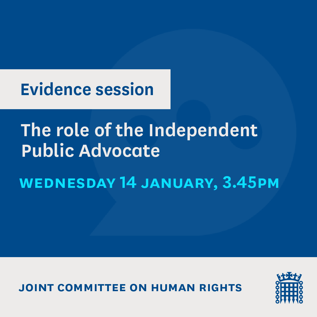 UK Parliament Human Rights Committee tweet media