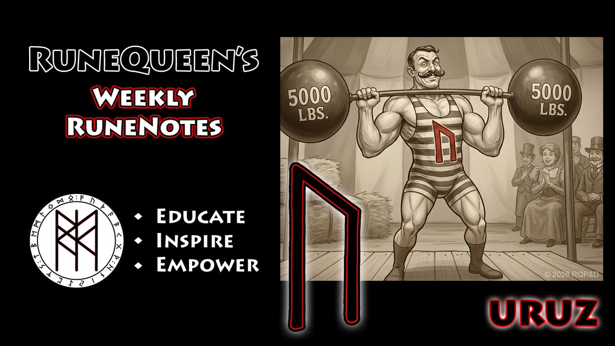 RuneQueen's Elder Futhark Institute tweet media