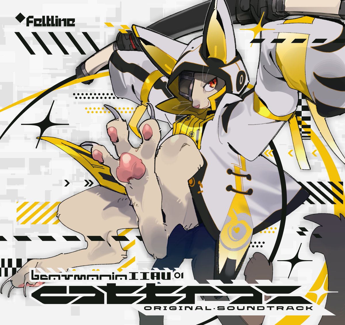 chocographix's tweet image. CATTRAX // unofficial physical beatmania comp work for @naircatt