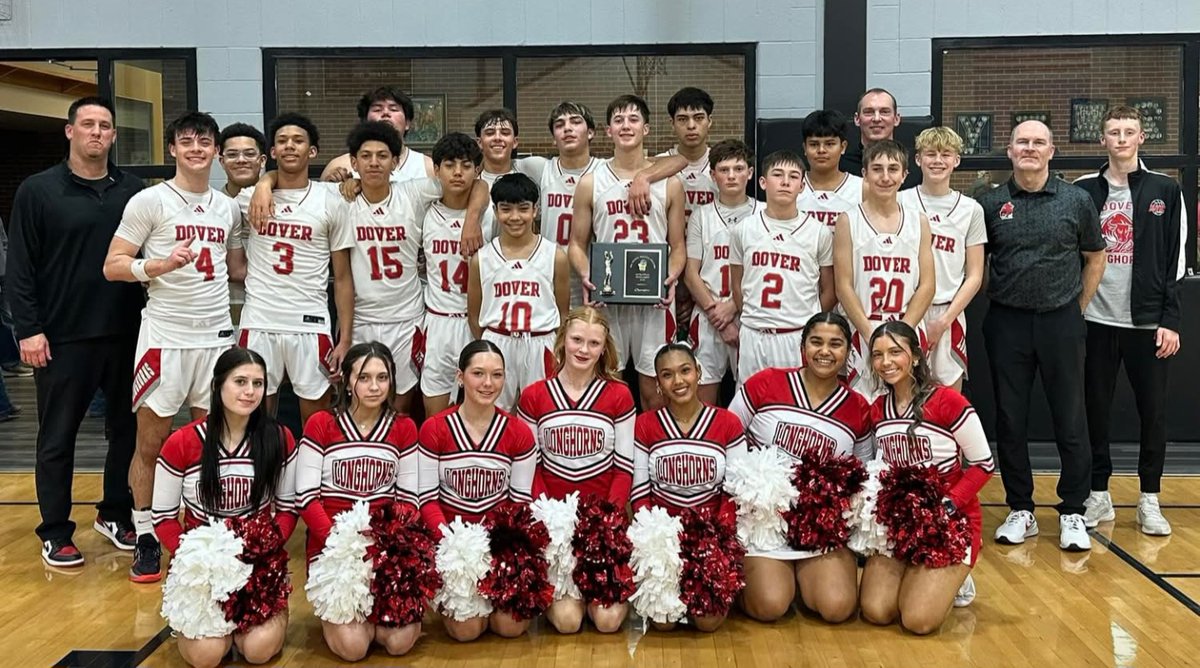 UNDEFEATED!

There is currently only ONE undefeated CLASS B-II Boys Basketball team in #OKPreps and that is the Longhorns from DOVER

DOVER won the Mulhall-Orlando Invitational Tournament this weekend and currently stand at 16-0 on the season

The Longhorns are coached by Jared
