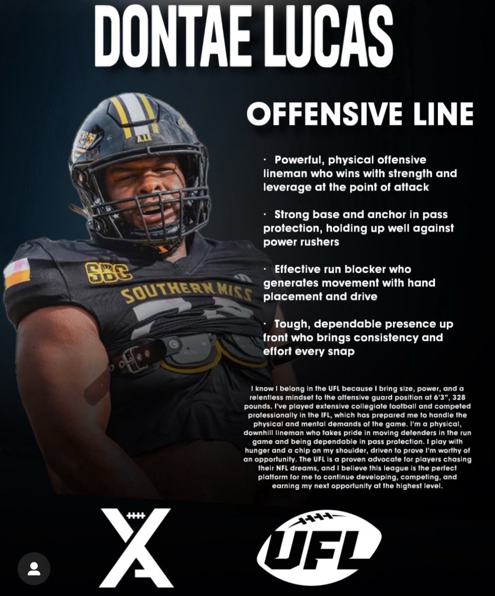 depope55's tweet photo. @UFLDefenders @UFLRenegades @UFLGamblers @TheUFL @BattlehawksUFL @UFLBrahmas @UFLStallions @UFLNewsroom @TheUFL @RepoleStable An opportunity that we would take advantage of! https://t.co/I9tiotz4Dw