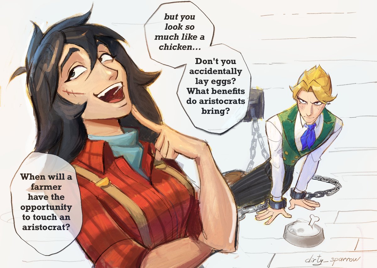 However, she is not a humble farmer