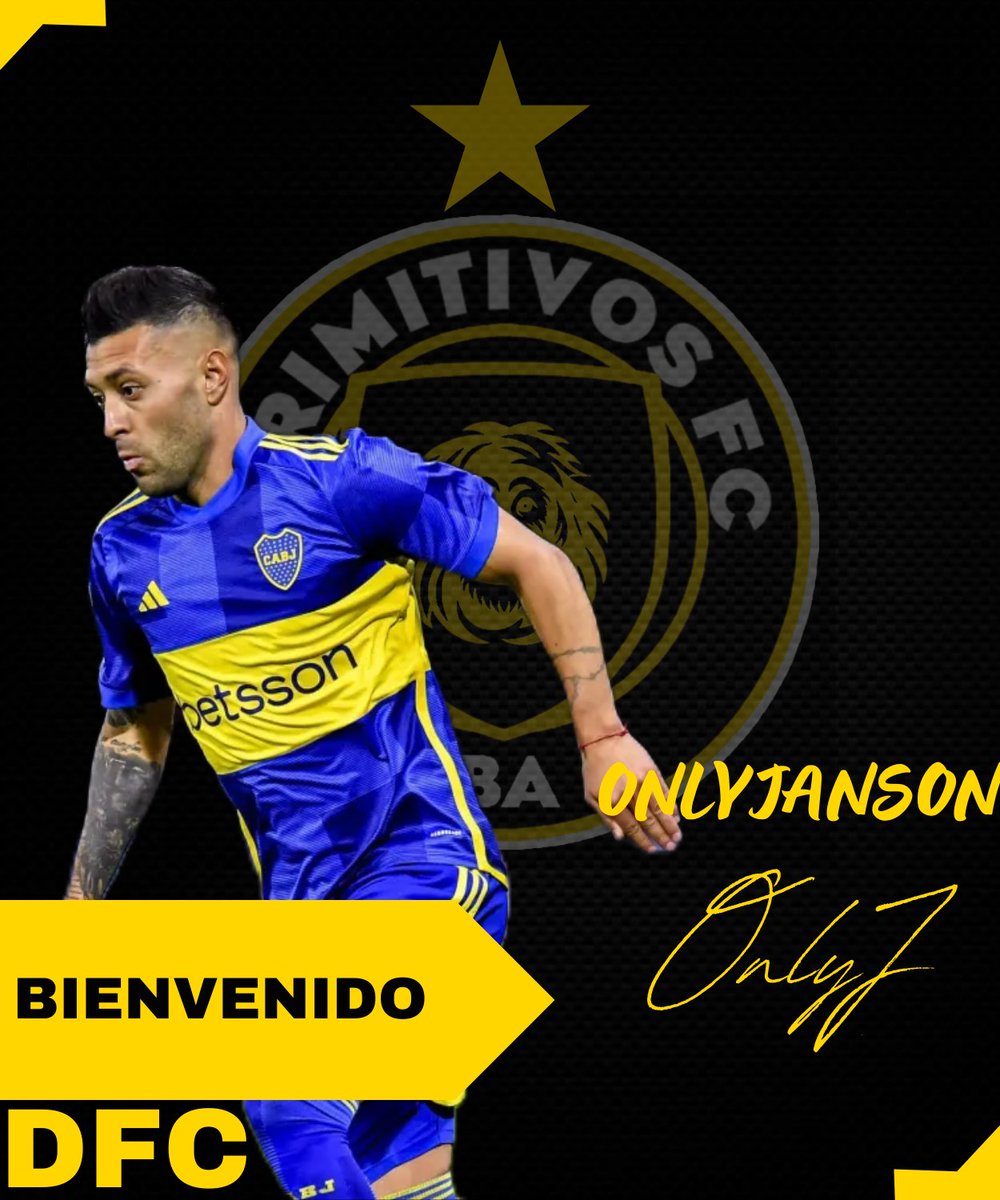 LLEGO EL PIBE! 💙💛

<a href="/OnlyJanson__/">OnlyJanson</a> ES NUEVO JUGADOR DE LA INSTITUCION PRIMATE 🖤💛

BIENVENIDO PIBE 🦧