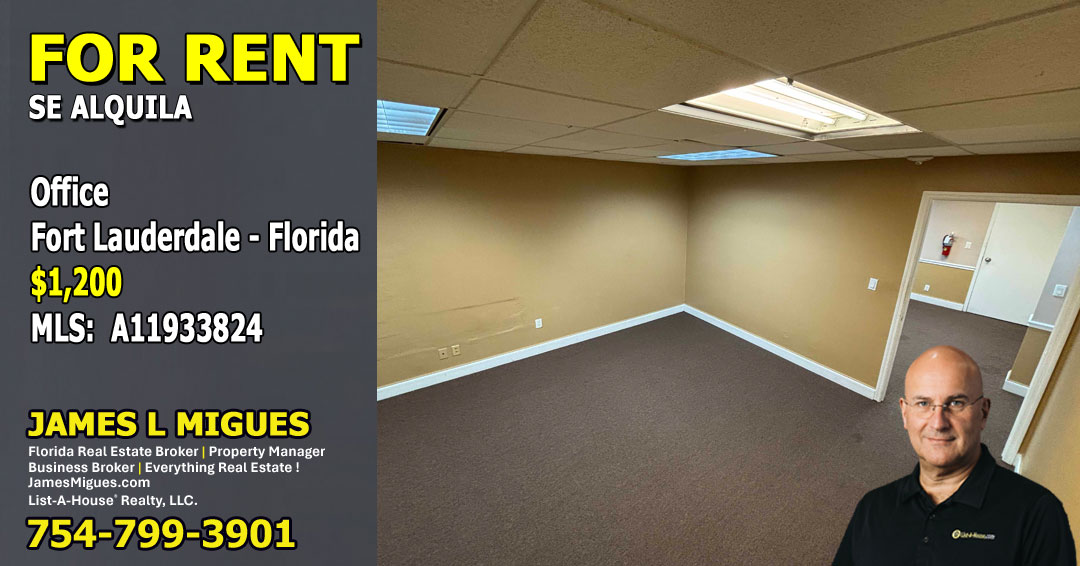 Prime office space in Fort Lauderdale!

Upgrade to Suite 2727 for just $1,200/month! A prestigious location perfect for your business. Act now to secure this professional space and elevate your brand.

#OfficeForRent #FortLauderdale #CommercialSpace