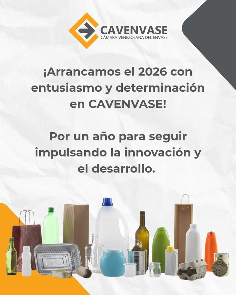 ¡CAVENVASE está de regreso!

Únete a nosotros para participar en nuestras actividades que fortalecerán a la industria de envases y empaques en Venezuela.

#Comunidad #2026 #Empaques #Envases #Industria