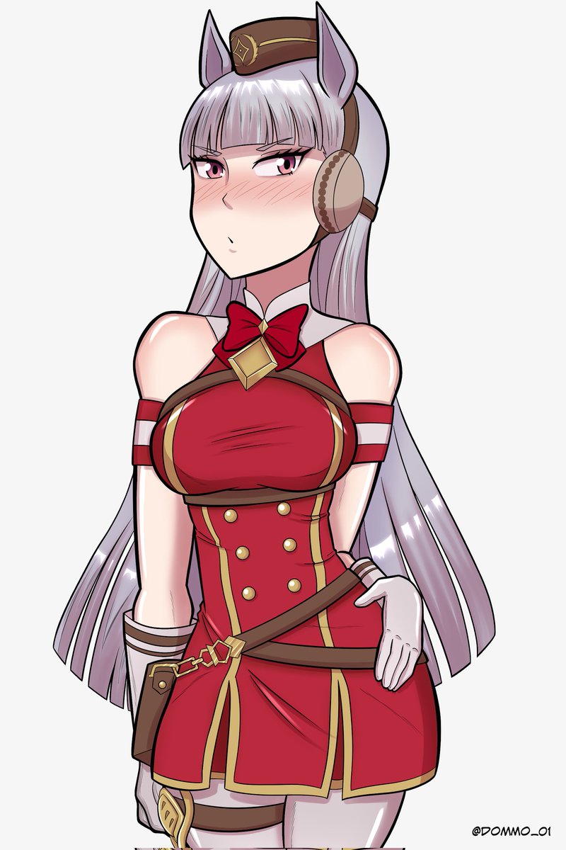 Dommo_01's tweet image. 今年最初の絵！🎉
GOLD SHIP ✨