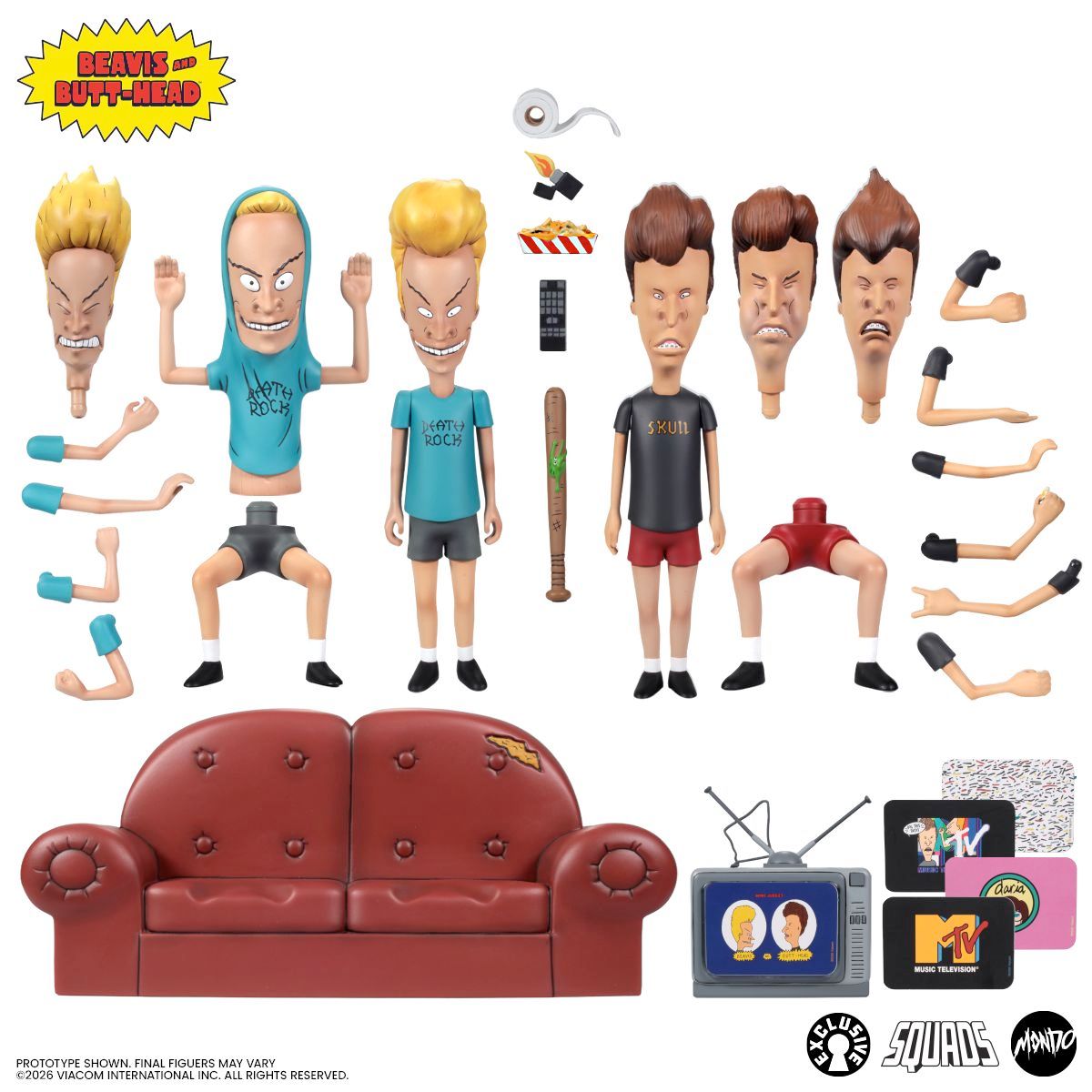 preterniadotcom's tweet image. Mondo Squads Beavis &amp;amp; Butthead Limited Edition (1,250 units). Preorders go up next Tuesday, January 20th at Noon EST.