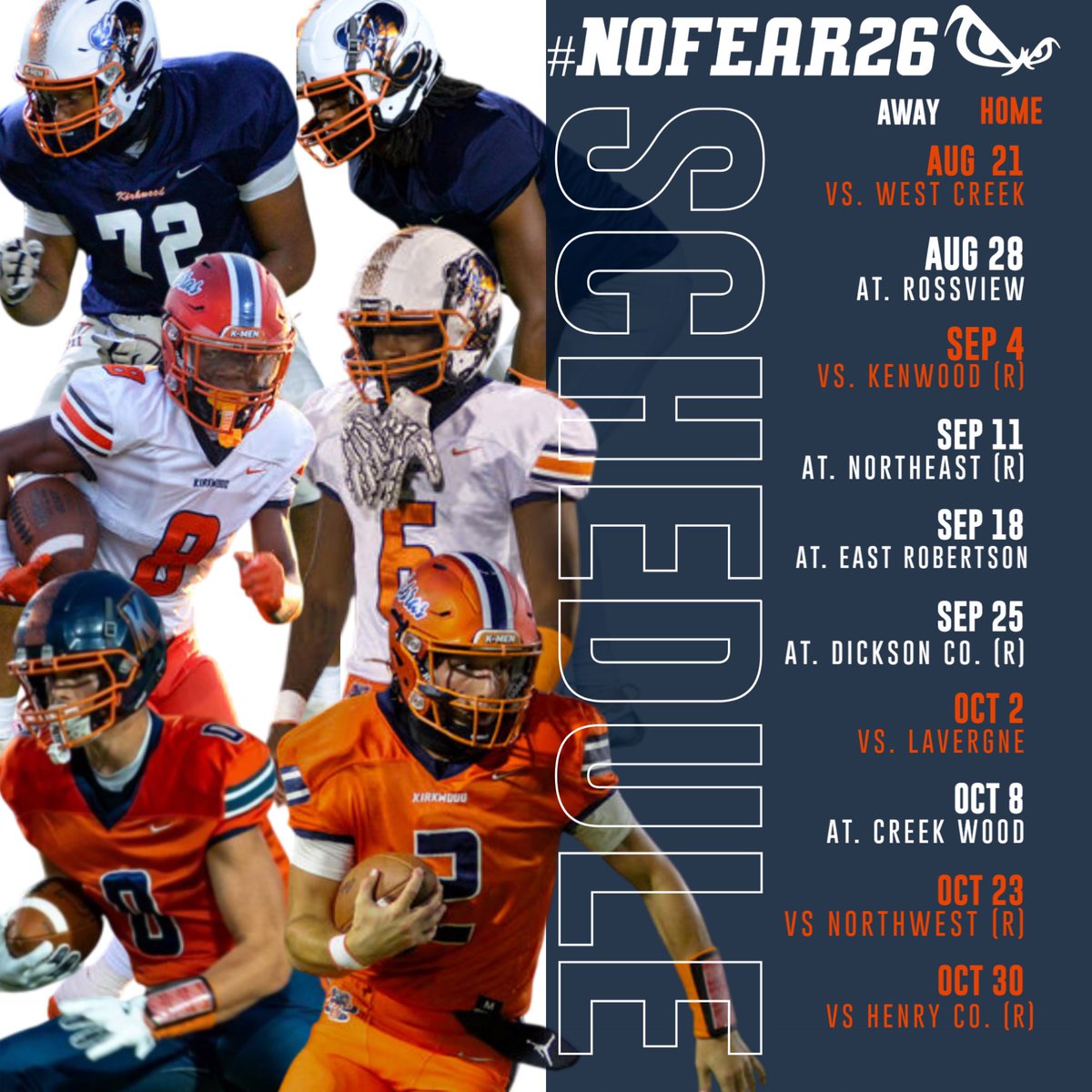 Kirkwood Football tweet media