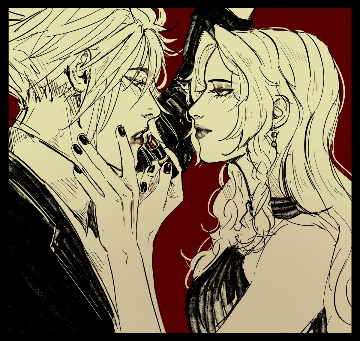 sageixx's tweet image. lipstick

inspired by veil 
#clerith #ff7