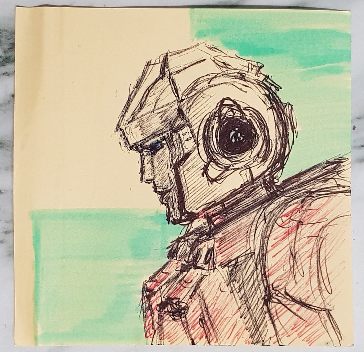 BluePortalBox's tweet image. Heh when I have 10 mins to scribble something, 99% it will be #OrionPax