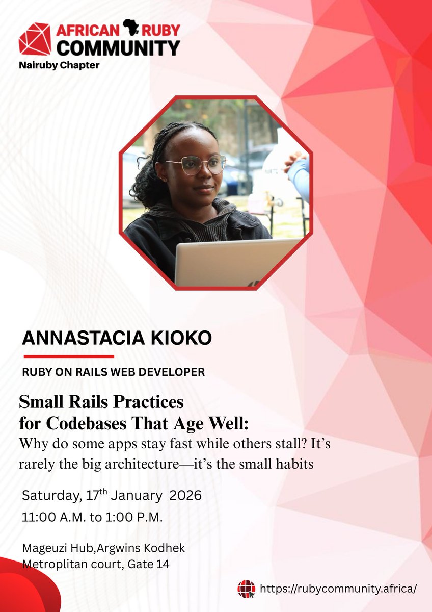 African Ruby Community tweet media