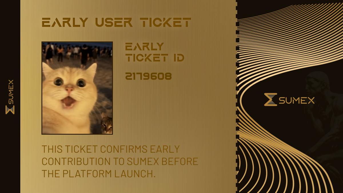I want to become one of the EARLY BIRDS in <a href="/Sumex_Labs/">SUMEX | Web3 SuperApp</a>!

Only 15,000 roles - and they’re getting claimed fast.

Their first OG-PASS wave was claimed in just one day, I’m not missing this one.

TGE SOOOOOON!

btw - check out my excellent ticket