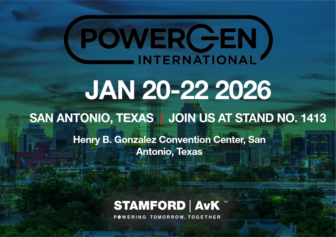 Explore future-ready power solutions with STAMFORD | AvK <a href="/powergenintl/">POWERGEN</a> 2026.
Join us at Stand 1413, Jan 20-22, 2026, <a href="/SAHBGCC/">Henry B. Gonzalez Convention Center</a>.

👉 Complimentary ticket: stamfordavk.li/powergen2026
👉 Learn more: stamfordavk.li/YFsq7i-0x3

#STAMFORDAvK #LetsPowerUp #Alternators #FutureReady #SAHBGCC