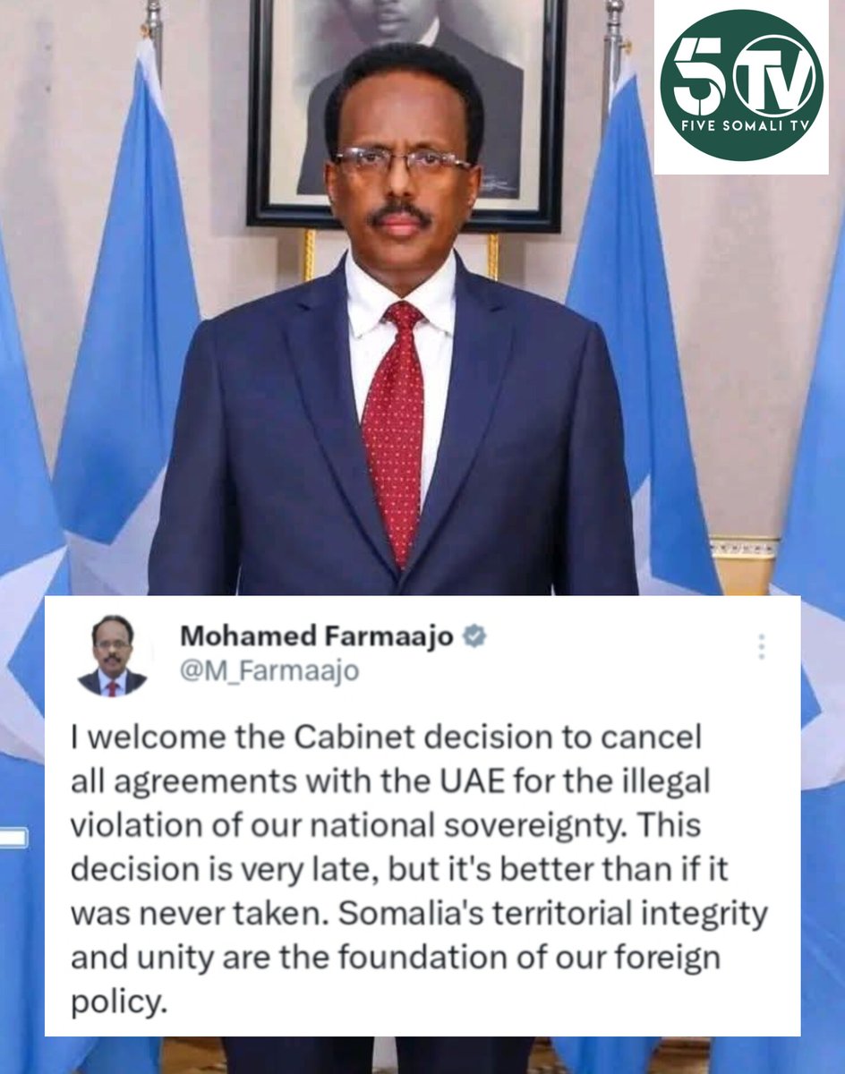 Five Somali TV (5TV) tweet media