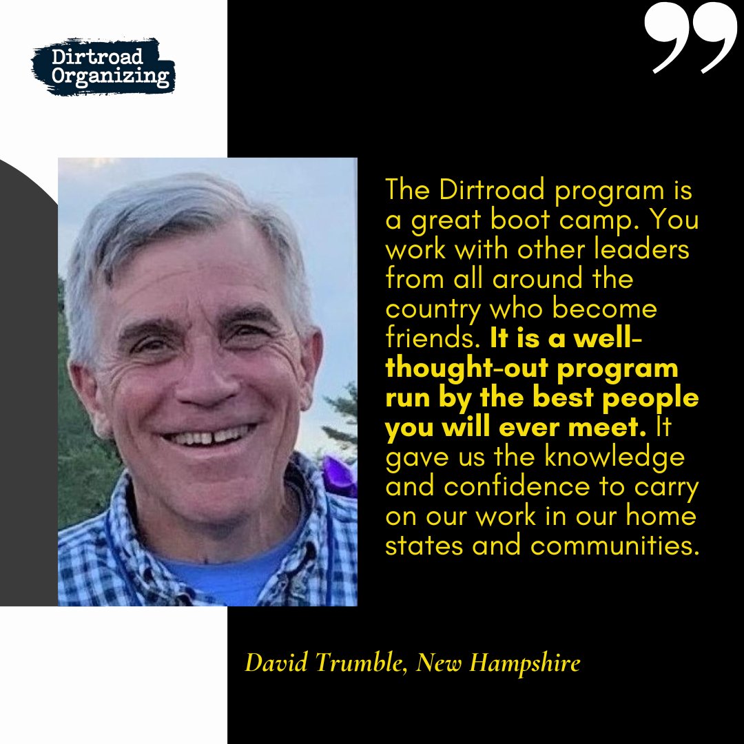 DirtroadOrg's tweet photo. Sharing a couple really special reflections from our Summer 2025 Cohort alums! 

Here's the link to the application to join a Dirtroad Cohort in 2026 🎉: https://t.co/Po1dOcas4t https://t.co/hF5iA2TiMO