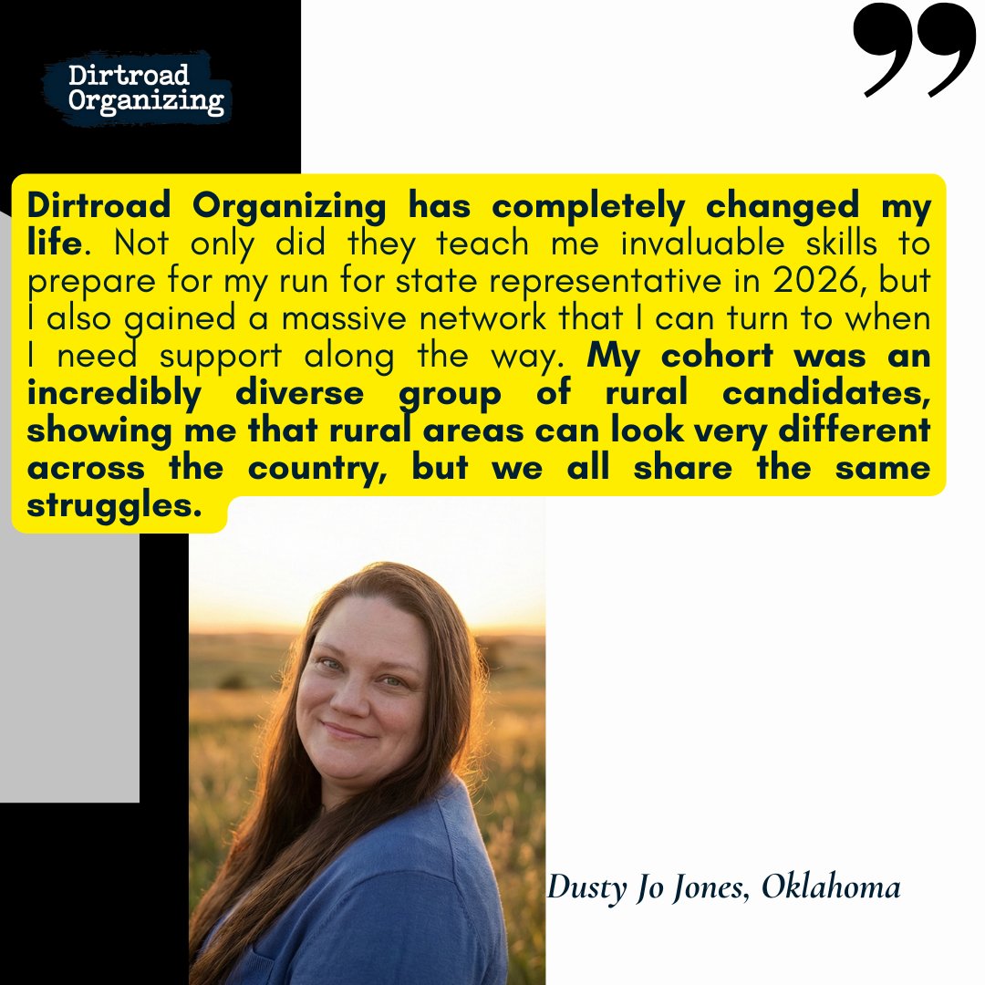 DirtroadOrg's tweet photo. Sharing a couple really special reflections from our Summer 2025 Cohort alums! 

Here's the link to the application to join a Dirtroad Cohort in 2026 🎉: https://t.co/Po1dOcas4t https://t.co/hF5iA2TiMO