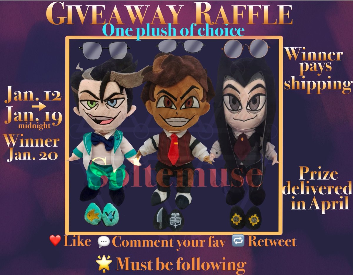 SolteMuse's tweet photo. !! GlVEAW4Y !!
📺🦌🐍

- Like, Comment ur fav, RT 

- Must be following  

- OPEN CROSS PLATFROM (insta/💙sky) for additional entries https://t.co/zWJKe9Bsl8