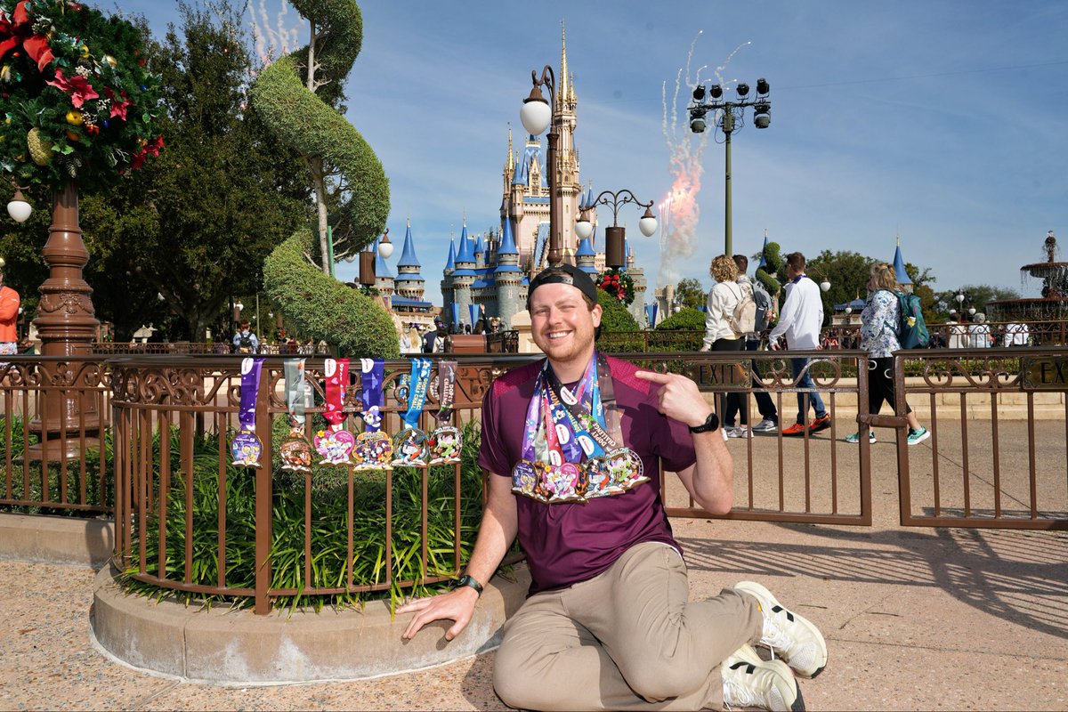 What to mean I completed my first marathon after doing a 5k - 10k and half marathon the day before?!. RunDisney has been the best experience and Dopey you were an incredible challenge 48.6 miles in four days - competed it!!!!!