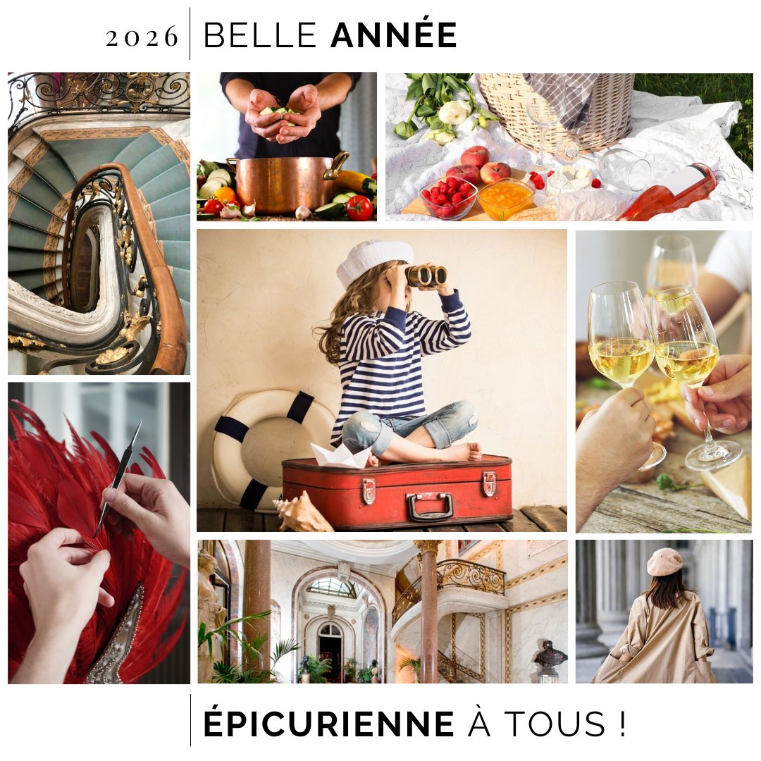 L'équipe du média de l'art de vivre vous souhaite une année riche en : 
- savoureux repas partagés 
- oeuvres d'art inspirées 
- découvertes de savoir-faire préservés 
- visites de monuments sublimés 
- créations de luxe célébrées

Une belle année à vivre... comme des Français :)