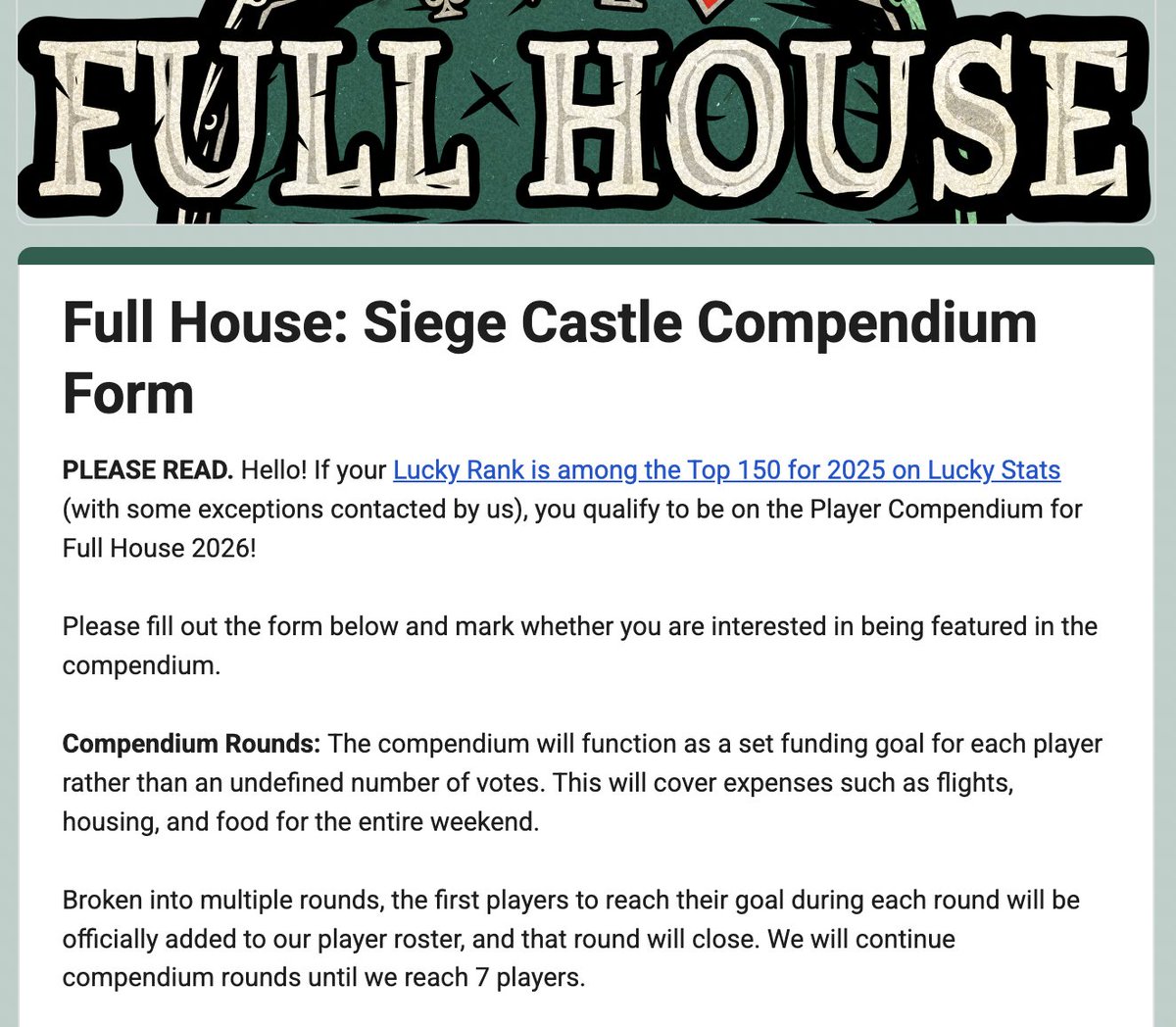 Lucky 7s tweet media