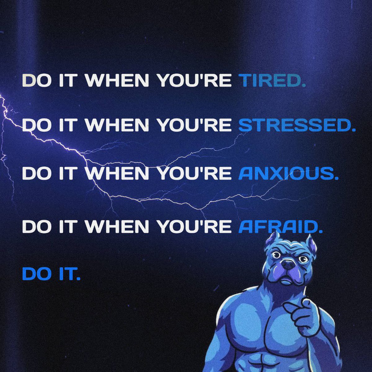 doginme's tweet image. consistency beats comfort

$doginme