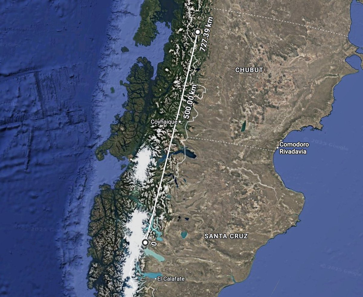 niqueco's tweet photo. Hay 727 km (en línea recta, en auto mucho más) entre el punto en el que encontraron al turista acampando con fogón donde no se debe, supuestamente israelí... y los incendios. https://t.co/111YbQgyBH