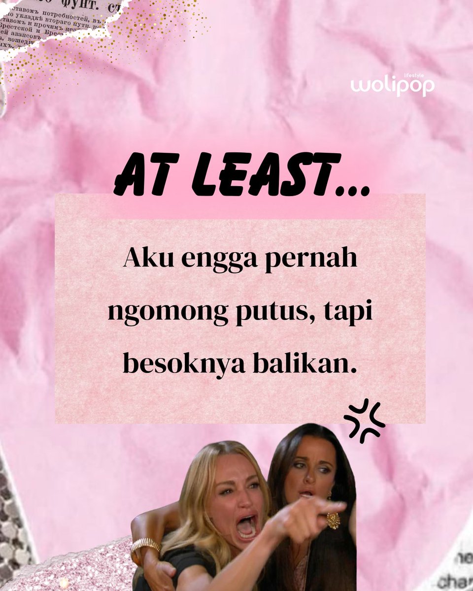 wolipop's tweet image. Menjadi versi diri yang tegas dan punya prinsip jauh lebih melegakan daripada harus pura-pura bahagia🤭

#Wolipop #InspirasiPerempuan #AtLeast
