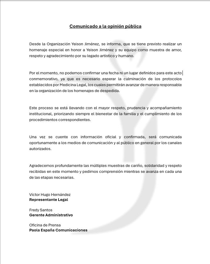 Yeison Jiménez tweet media