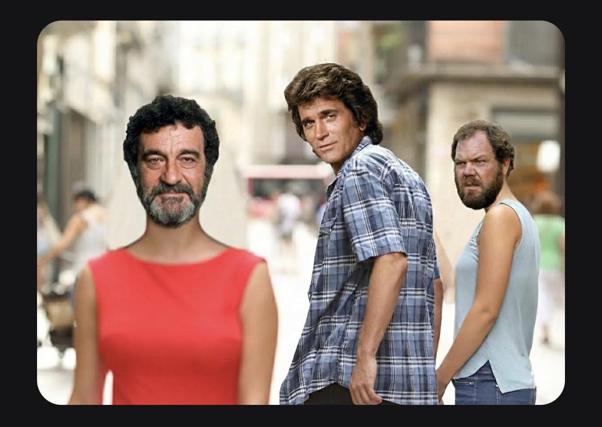 Michael Landon during the Merlin Olsen days 

(thanks to Pete Mielke for this!)