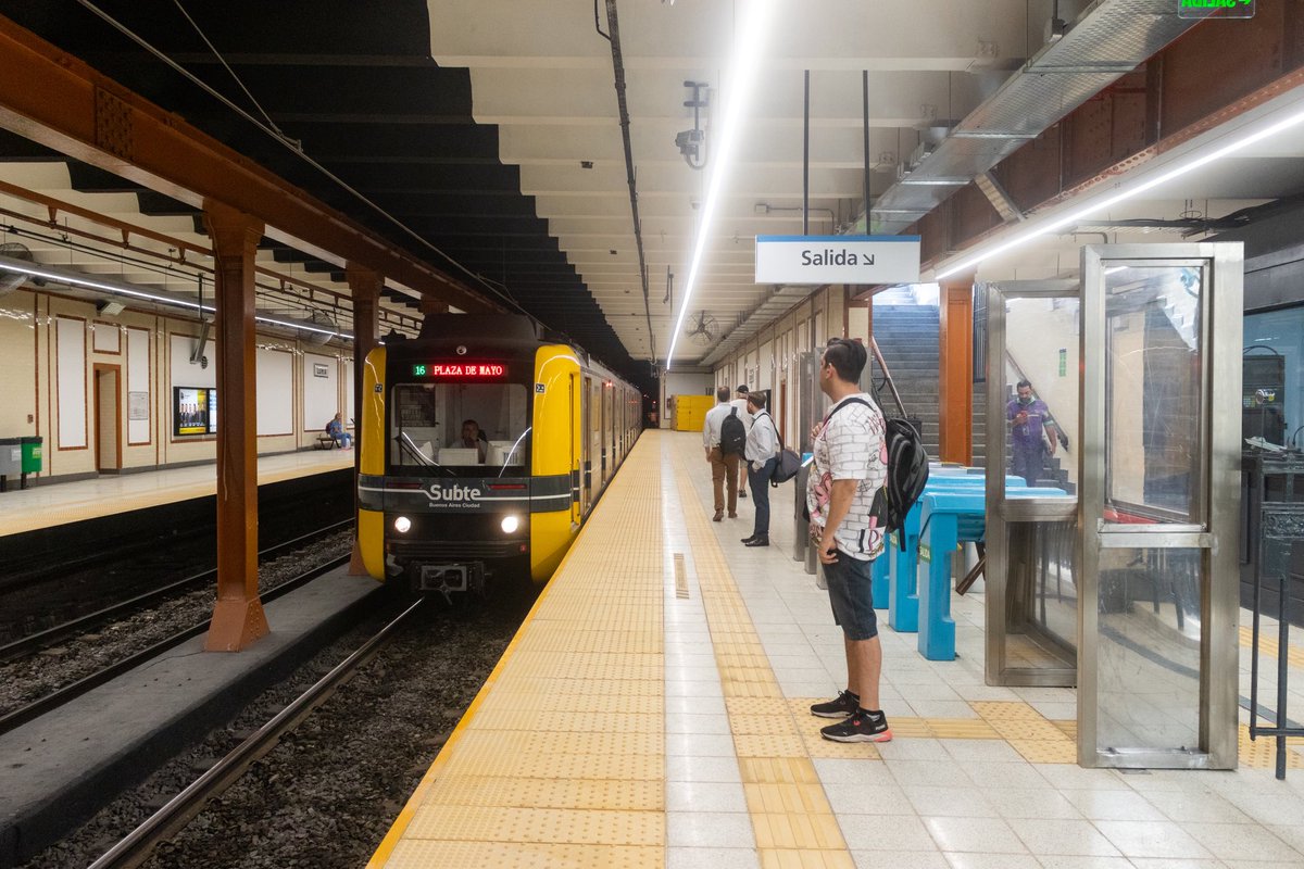 basubte's tweet image. La estación Loria de la Línea A ya se encuentra operativa luego de las obras de renovación integral.