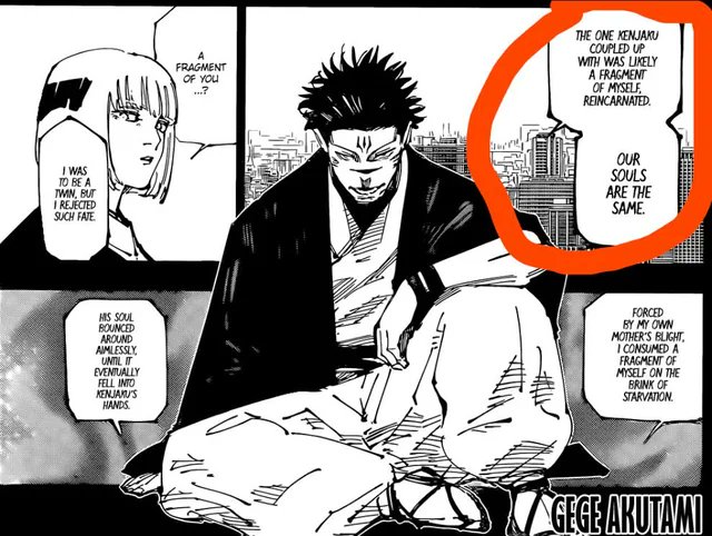 AnimeBallsDeep's tweet photo. Yuji’s dad saw his wife die, saw the stitches on her forehead, and still said: nah… I need that Kenjussy.

But why?

Because when Kenjaku takes over a body, he gets everything —memories, cadence, tone, personality, the way she talked, smiled, loved.

So Kenjaku really replicated Yuji’s mom perfectly, ran the long con, took backshots, and then that SAME kid ended up ruining his 1000-year master plan.

All-time generational fumble 😭