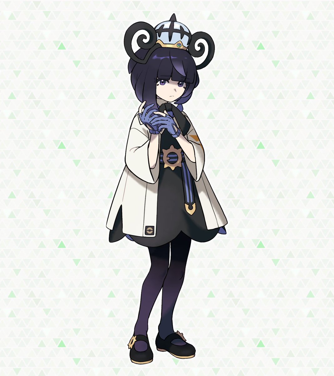 poke_times's tweet image. ◤『Pokémon LEGENDS Z-A』の
　　　　冒険で出会う人々　　　◢

ジャスティスの会 所属
「ムク」

兄であるシローと道場を営む、物静かな妹🕯️
お節介な兄を疎ましく思っているようです👻

#PokemonLegendsZA