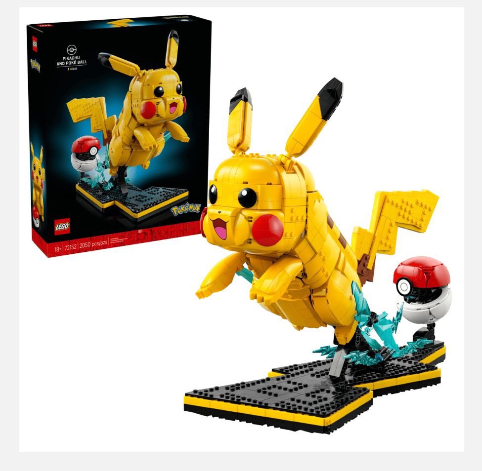 ¡Están increíbles los sets LEGO de Pokémon!🧩

Disponibles el 27 de febrero.
¿Cuáles son los que vas a agregar a tu colección? 🤔

#Pokémon #LEGOPokemon