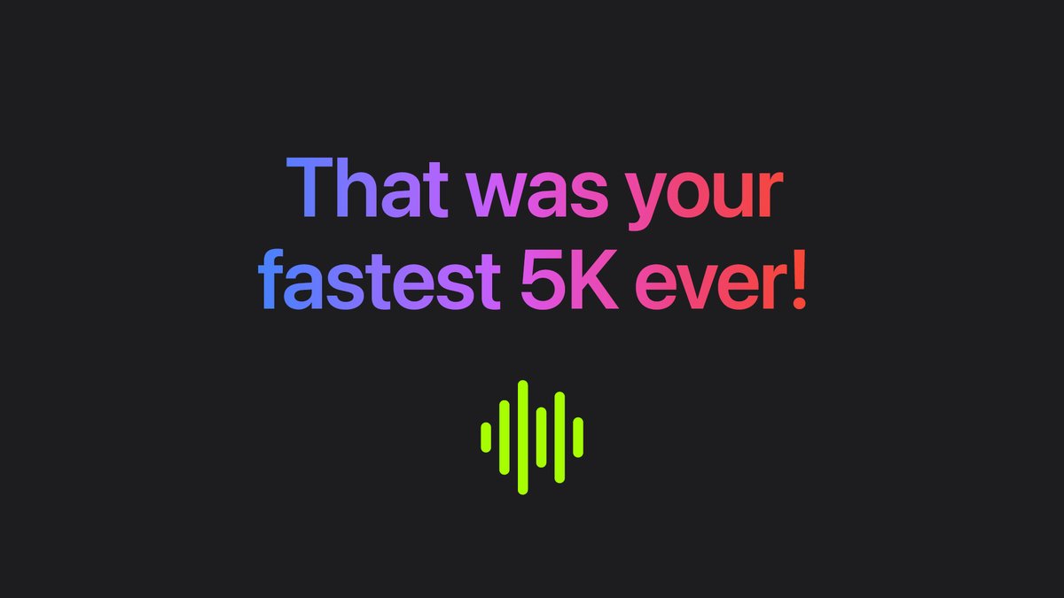 AppleSupport's tweet image. Workout Buddy encourages you during workouts and lets you know when you hit a new milestone or break your own personal bests. 🏃🏽🚴🏿‍♂️

Learn more: apple.co/49zy6Ug